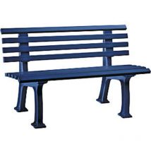 Panca da giardino Ibiza 2 sedili lunghezza 1200 mm blu