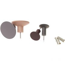 65801 - Set di ganci da parete, 4,5 cm, multicolore - Blomus