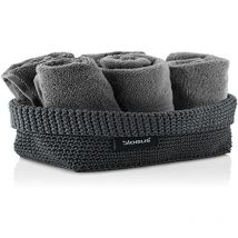 Blomus - Häkelkorb-68885 Cestino per Uncinetto, Poliestere, Carbone, l