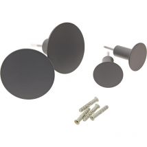 Ganci ponto per parete set da 4 pezzi