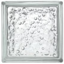 Glassblocks Luxfera Bloque de vidrio 19x19x8 cm, transparente brillante burbuja (1908P)