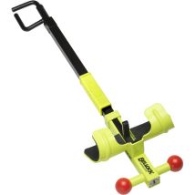 Antivol Bullock Absolute – Bloque volant / pédales – Métal, Jaune, Installation facile, 3 clés incluses