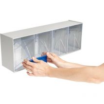 Hünersdorff - Bloqueo de varias ettorias n ° 4 Resistente a los amortiguadores de plástico gris claro