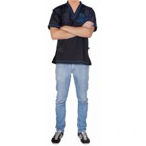 Blouse Daniela brodée bleue Taille : s