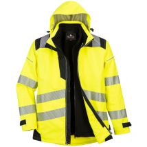 Parka PW3 3-en-1 haute visibilité Jaune/Noir 3XL