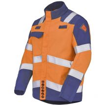 Blouson abra orange fluo/bleu marine 2XL