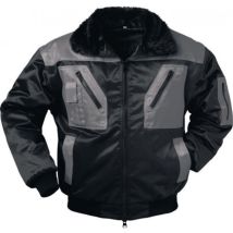 Veste De Pilote Askim Taille M Noire/grise 60 % Coton / 40 % Pes