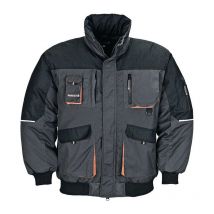 Blouson de pilote taille xl gris foncé/noir/orange Terratrend