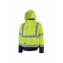 Blouson de travail haute visibilité, respirant et imperméable crafty - Jaune Fluo s