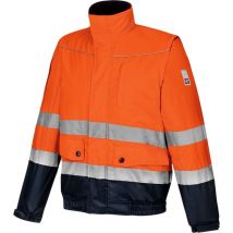 Blouson de travail Würth MODYF 2 en 1 haute-visibilité orange/marine S