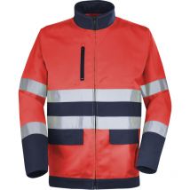 Blouson Fluo Base Xp Rouge Fluo/dark Blue M
