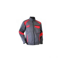 Colza Chaqueta gris / rojo S.3XL - 204721 S.7 - LMA