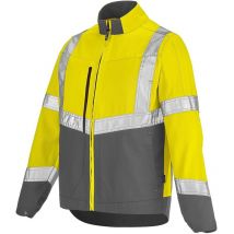 Blouson lutea pi jaune fluo / gris mineral xs