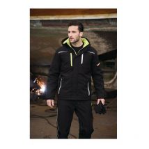 Blouson professionnel en softshell Workwear taille l noir/limette 100 % pes