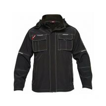 Blouson softshell combat noir 280 grs taille 4xl