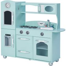 Blu Cucina per Bambini Legno Gioco Giocattolo Imitazione Teamson Kids TD-11414M
