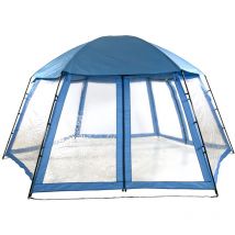 Blue Bay - Tente dôme abri de piscine et spa - 5m x 4m H2.5m