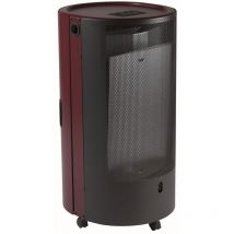 Stufa a gas bombola gpl riscaldante con ruote portatile blue belle chic (vari colori) Bordeaux