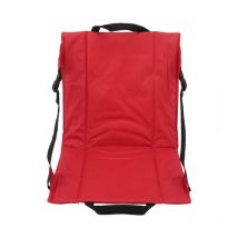 Red Folding Stadium Seat Cushion Outdoor Portable Seat Cushion Beach Chair Cushion with Back Support