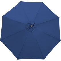 Greenbay - Blue Replacement Fabric Garden Patio Parasol Canopy Cover For 3m 8 Arm Umbrella