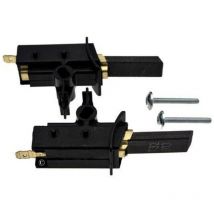 Jeu de 2 charbons moteur (52X5258, 00600883) Lave-linge crystal, baumatic, ariston hotpoint, boreal, westpoint , harrow, essentiel b, gorenge,