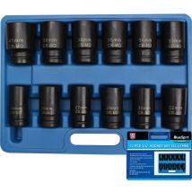 BlueSpot 12pc Impact Metric Deep Socket 24mm - 41mm 6pt Set 3/4' Drive