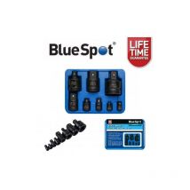 8pc Impact Socket Adaptor Set Converter Reducer Adapter 1/4 - 1 02077 - Bluespot