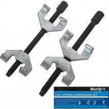 2pc Coil Spring Compressor Clamps Heavy Duty Suspension Clamp Tool - Bluespot