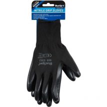 12pc Nitrile Grip Gloves (m) - Bluespot