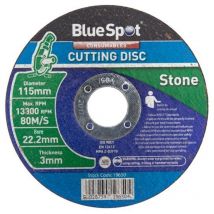 Blue Spot Tools 115MM (4.5") Stone Cutting Disc- you get 5