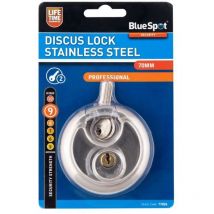 Blue Spot Tools 70mm Discus Lock Stainless Steel