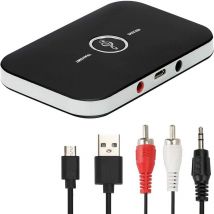 Bluetooth 5.0 Adaptateur Récepteur, Transmetteur Récepteur Bluetooth Audio 2 en 1 avec Sortie Audio 3,5mm Adaptateur/Convertisseur Bluetooth Audio
