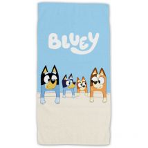 Baumwolle Strandtuch Frottee Badetuch mit Premium Druck, 70x140 cm - Bluey