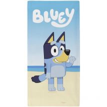 Kids Towel Wave Blue One Size 70x140cm - Bluey