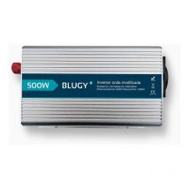 Blugy - Inversor 24V 500W onda modificada, adecuada para cargas lineales y conmutación de equipos electrónicos