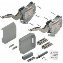 Blum Aventos Tip On Kraftspeicher 220-500 hellgrau Klappbeschlag m.Montageplatte