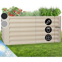Jardinieres Exterieur Surélevées, Pot de Fleur Exterieur pour les Fleurs, Herbes, Fruits, Légumes, Bac Jardiniere Balcon, Potager sur Pied, Acier