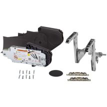 BLUM AVENTOS HS Kraftspeicher Set Typ E anthrazit Korpushöhe 526 - 675 mm Frontgewicht 5 - 13 kg