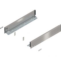 Legrabox Zarge, Höhe m (90,5 mm), NL=500 mm, links/rechts, inox-gebür.-lackiert - Blum