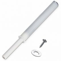 Blum Tip-On 956A1002 Langversion Seidenweiß Magnetisch mit Schraubplatte