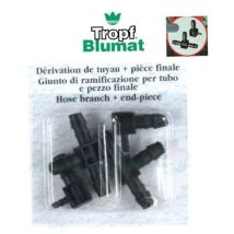 Raccord pour arrosage enterré – Blumat – 8 mm – 2 pièces – Filetage plomberie, Configuration raccord