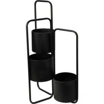 Blumenständer aus Metall flower, 3 Ebenen, 57 cm