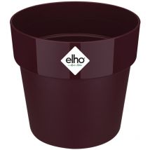 Elho - Blumentopf b.for original Rund Übertopf Blumenkasten Pflanzentopf Pflanzkasten Pflanzgefäß innen Kunststoff outdoor maulbeere/13,3 Liter