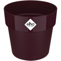 Elho - Blumentopf b.for original Rund Übertopf Blumenkasten Pflanzentopf Pflanzkasten Pflanzgefäß innen Kunststoff outdoor maulbeere/21,9 Liter