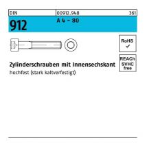 Zylinderschraube iso 4762 m.Innensechskant m 8 x 55 a 4 - 80