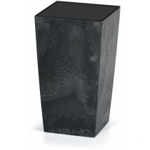 Deuba - Blumentopf Betonoptik Inkl. Einlegeboden Indoor Outdoor Blumenkasten Pflanzkübel Anthrazit/Grau 26L/49L/91L anthrazit, 26 Liter