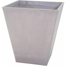 Mega-collections Blumenkübel Quadratisch Taupe 41 X 45 Cm