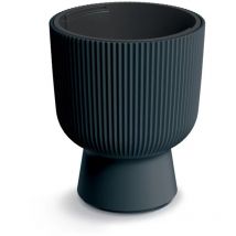 Milly Pot de fleurs design moderne cylindrique avec insert pour plantes, pour intérieur et extérieur, résistant au gel, à la chaleur et aux rayons