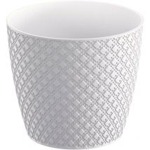 Blumentopf orient 3,5L, Abmessungen (mm) 189x189x167, Farbe Weiß