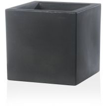 Eckiger anthrazit blumentopf 50x50 cm h 50 mod. Schio cubo